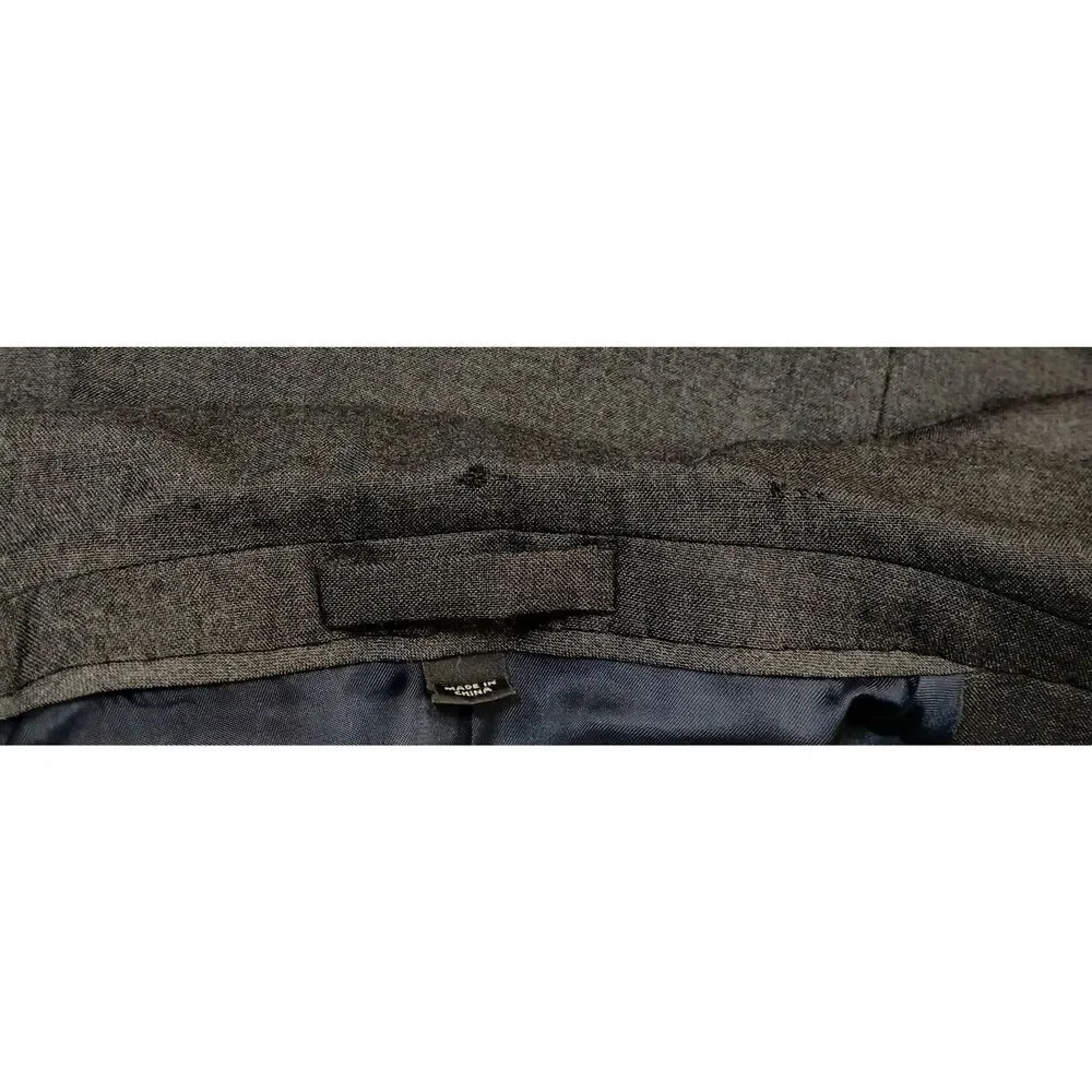 J.crew mens 36s ludlow loro piana fine wool blazer charcoal gray